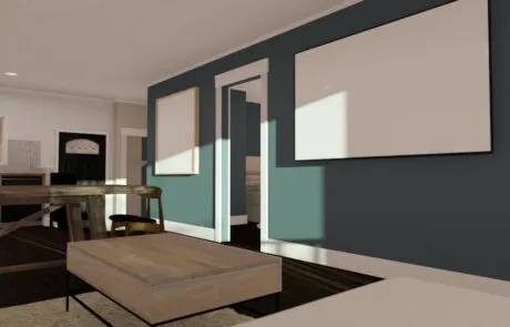 Ramsay backyard suite Calgary interior view 1