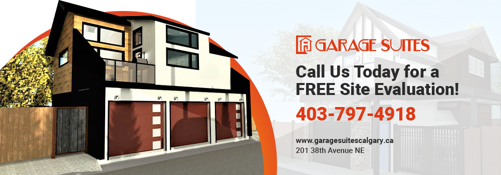 Garage Suites Calgary - Free Site Evaluation Banner
