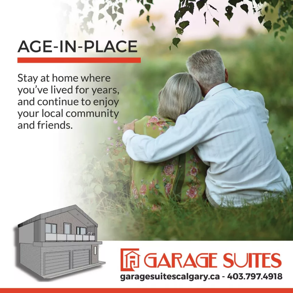 benefits of backyard suites in Calgary - age in place