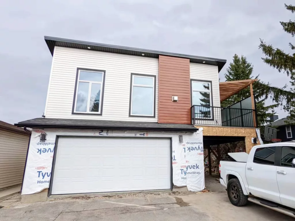 southwood calgary garage suite nearing completion