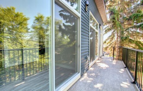 montgomer garage suite balcony in Calgary